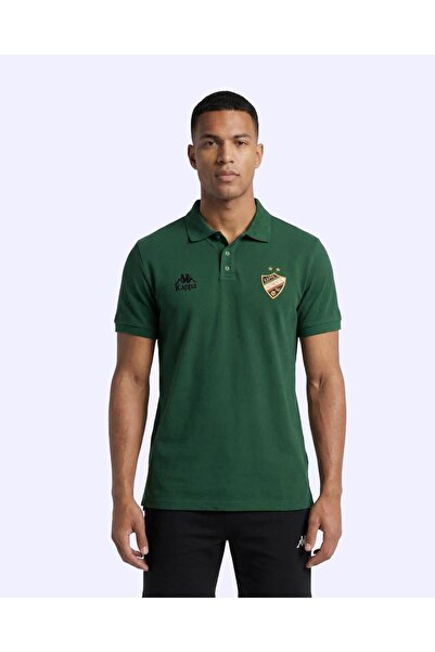 Kappa Paul Polo Erkek Yeşil Regular Polo Yaka Tişört