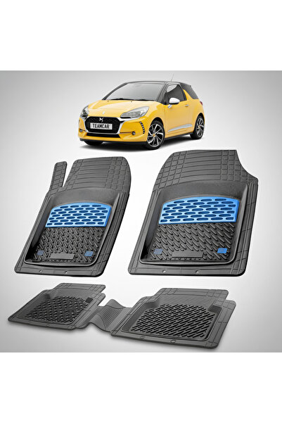 TEAMCAR Πατάκια Μοκέτας Citroen DS3 Hatchback 3 Πόρτες Συμβατά με Facelift 20...