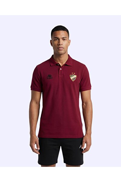 Kappa Paul Polo Erkek Bordo Regular Polo Yaka Tişört