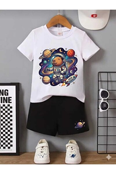 Nice Clothes ΚΑΛΟΚΑΙΡΙΝΟ ΠΑΙΔΙΚΟ ΜΠΛΟΥΖΑΚΙ ΚΑΙ ΣΟΡΤΣ UNISEX (ΜΕ ΣΤΑΜΠΑ SPACE ...