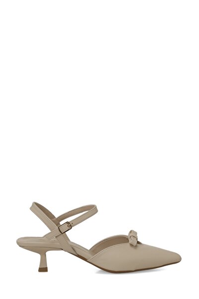 Polaris 327050.Z 6FX Μπεζ γυναικεία παπούτσια με τακούνι