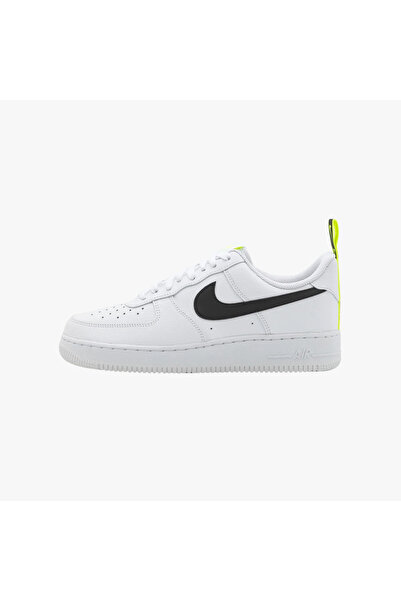 JORDAN Nike Air Force 1 Low '07 Λευκό Volt Μαύρο
