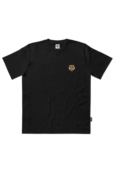 The Dudes SOLO TIGER ΚΛΑΣΙΚΟ ΜΠΛΟΥΖΑΚΙ ΜΑΥΡΟ XXL