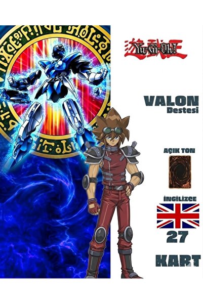 Cakmak Oyun Dukkani İngilizce Valon Destesi 27 Yugioh Kartı Yu-Gi-Oh!