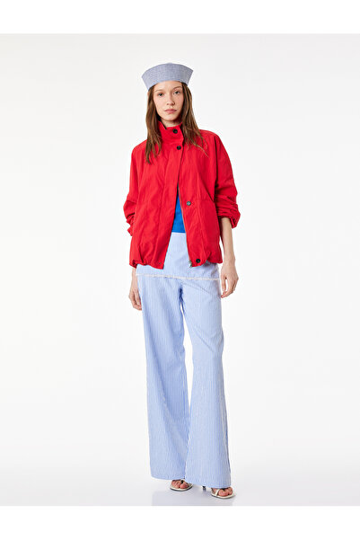 Koton Παντελόνι με φαρδιά μπατζάκια και ριγέ φούστα