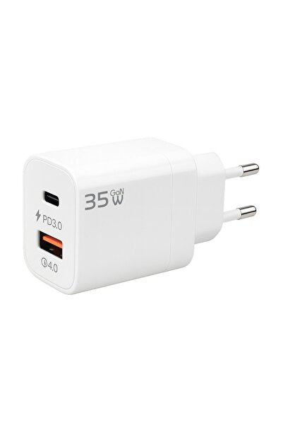 Redline 35W GAN USB A + Type C Girişli Hızlı Şarj Adaptörü
