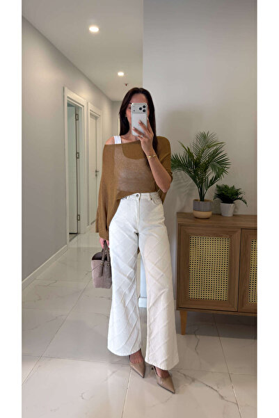 BİRCANÇİL Ζερβάς Λευκό Παντελόνι Λέιζερ