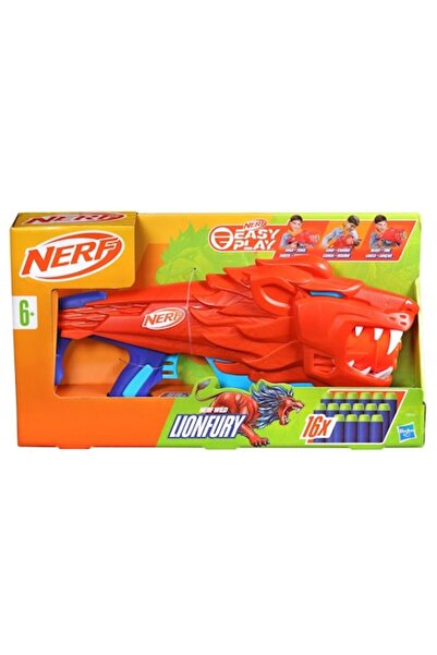 Hasbro Νερφ Μπλάστερ, Χάσμπρο, Άγρια Λιονταριά, 16 βελάκια, πολύχρωμο