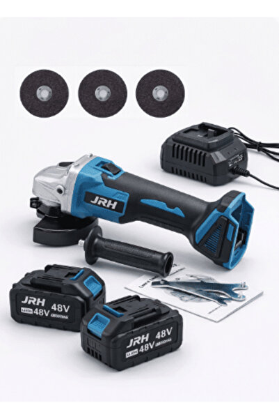 OEM Γωνιακός Τροχός Πολυλειτουργικός Flex JRH με 2 Μπαταρίες, 3 Δίσκοι Περιλα...