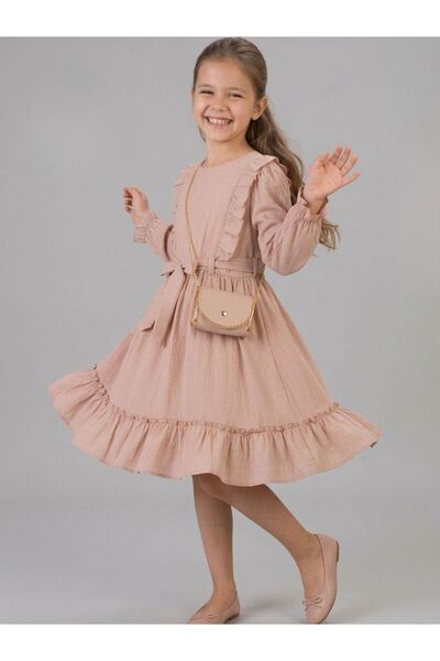 Cherrys Bebek Συμμετρικό φόρεμα με βολάν