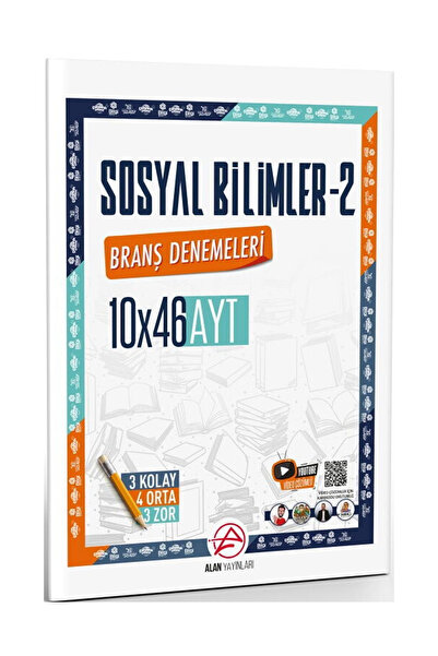 Alan Yayınları AYT Sosyal Bilimler 2 10 x 46 Denemeleri 2026