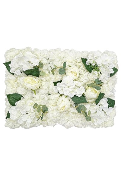 AFO Φλοράλ Πάνελ 60εκ x 40εκ Λευκό Μοντέλο 1