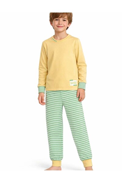 OrganicKid Terra Erkek Çocuk Pijama Takımı