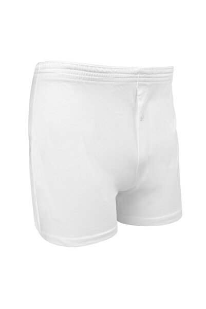 Bolero Erkek Havlu Bel Düğmeli Boxer Beyaz