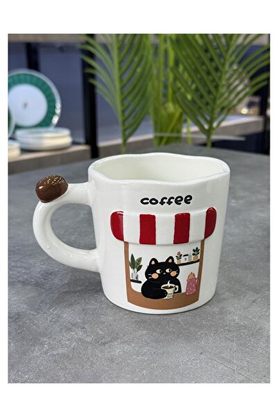 Doğudeko Luxury Retro Coffee Shop Mug