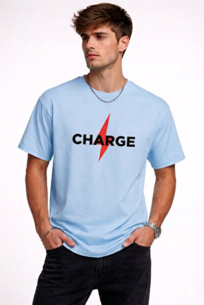 VODEXA Unisex majica prevelikog kroja CHARGE, 100% pamučna majica, udoban kroj