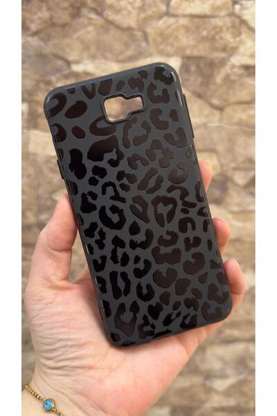 Vip Case Samsung Galaxy J7 Prime Uyumlu Leopar Desenli Silikon Darbe Emici Ru...