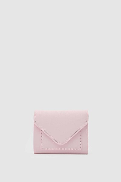 Shule Bags Mysa medium envelope wallet powder pink