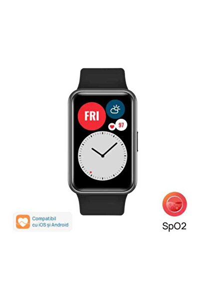 Huawei Ceas Έξυπνο Ρολόι Watch Fit Μαύρο Γραφίτη