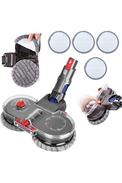 Tcherchi DYSN V7 V8 V10 V11 Elektrikli Süpürge Uyumlu Paspas Başlığı Eklentis...