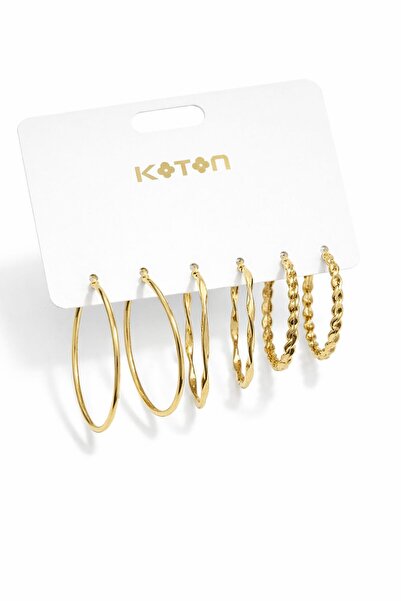 Koton 3 قطع أقراط دائرية