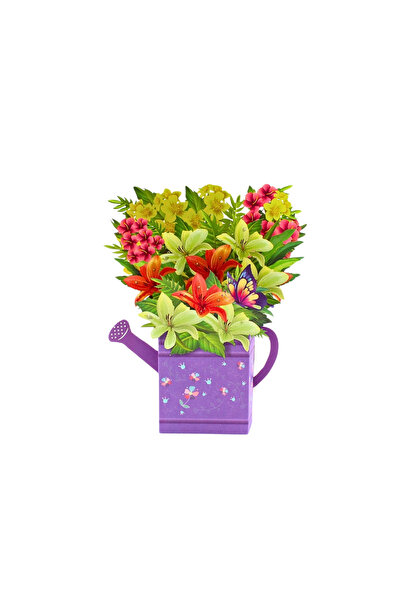 Gift Design Μαγικά Αναδυόμενα Χάρτινα Διακοσμητικά Μωβ Ποτιστήρι