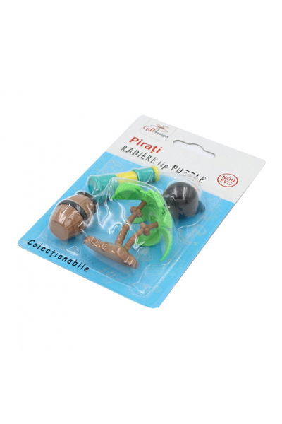 Gift Design Συλλεκτική γόμα παζλ σειράς Πειρατών σε σχήμα βαρελιού
