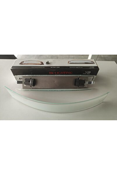 BK Lighting Modern Double Bulb Mirror Top Bathroom Sconce - Stylish Frosted G...