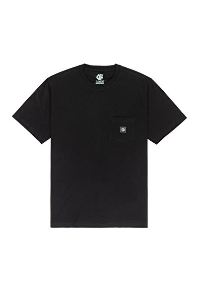 Element ICON LABEL T-SHIRT ΜΕ ΤΣΕΠΗ ΦΛΙΝΤ ΜΑΥΡΟ XXL