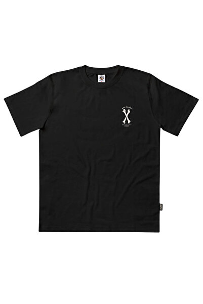 The Dudes RECKLESS Κλασικό Πρέμιουμ Μπλουζάκι Μαύρο XXXL