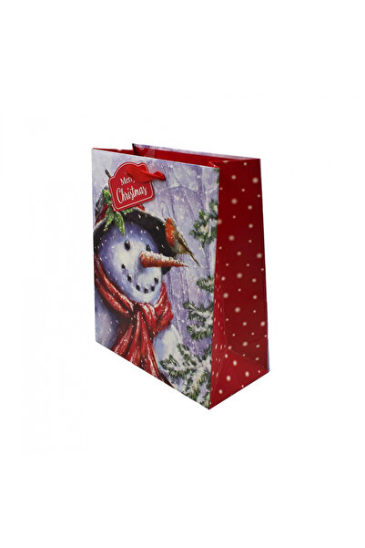 Eurowrap Χριστουγεννιάτικη Τσάντα Δώρου SDE XL ΧΙΟΝΑΝΘΡΩΠΟΣ