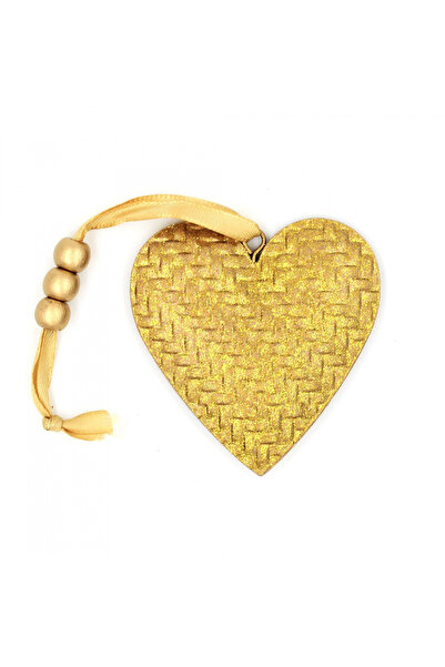 Gift Design Μεταλλική διακόσμηση - Λαμπερή χρυσή καρδιά