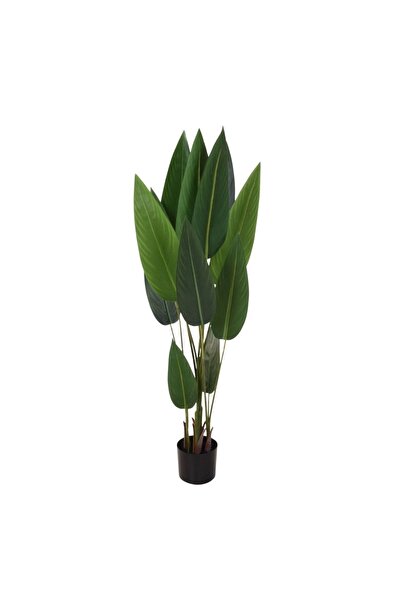 Koopman Τεχνητό φυτό Στρελίτσια 110 εκ., με μακριά, μυτερά πράσινα φύλλα, ρεα...