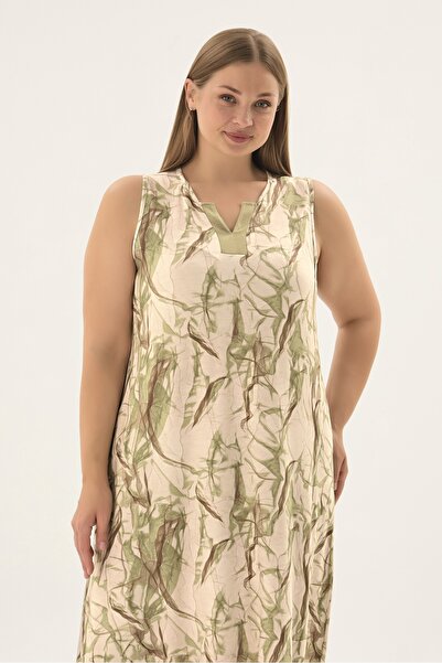 Sevim 17764 ЖІНОЧА ДОВГА НІЧНА СОРОЧКА ВЕЛИКОГО РОЗМІРУ