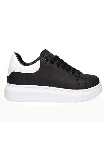 Bluefeet Jgp Black and White Lace-Up Women's Sneakers