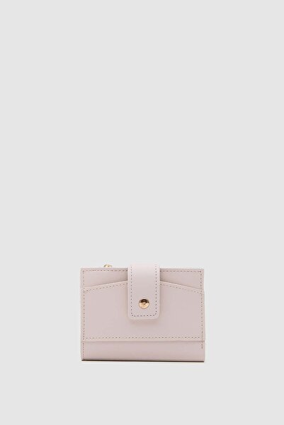 Shule Bags Payer Snap Fastener Women's Wallet Pink