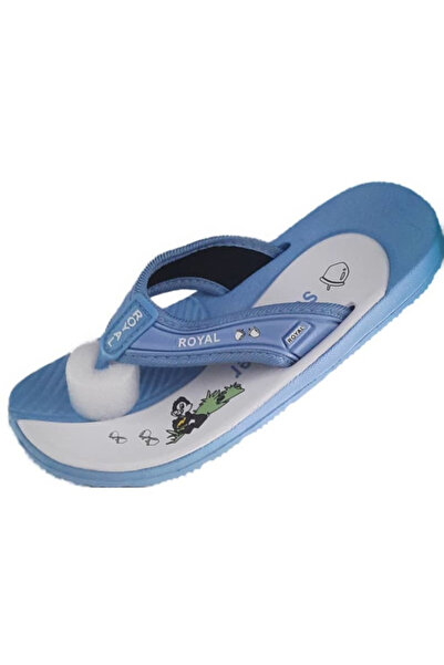 OEM Royal P195 beach slippers, blue color,