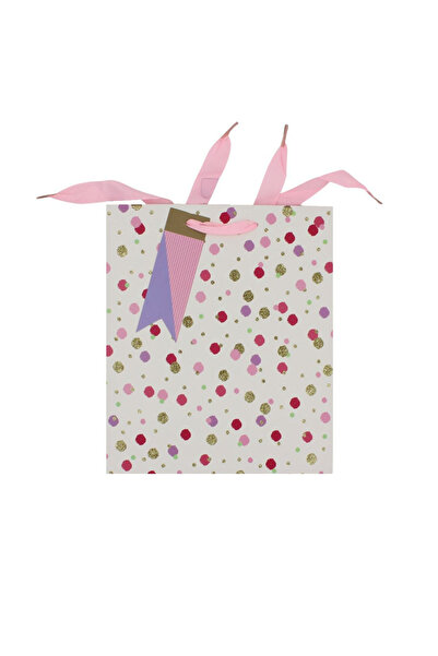 Eurowrap Τσάντα Clairefontaine L Ροζ με Στίγματα