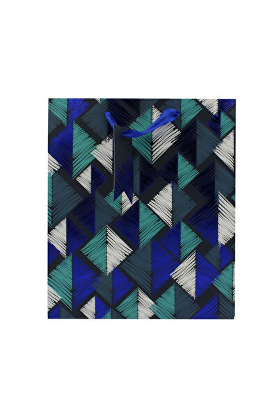 Eurowrap L Χάρτινη Τσάντα Δώρου με Αδρανές Σχέδιο Διαμαντιών