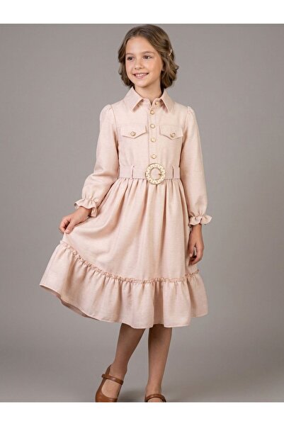 Cherrys Bebek Φόρεμα από λινό Fulya