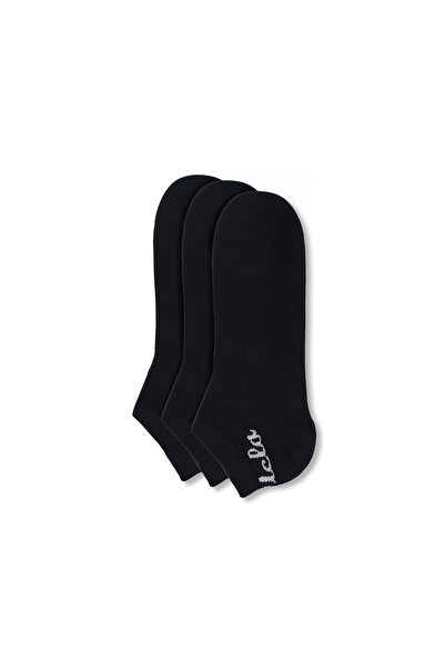 UCLA Adelita 3-Pack Black Short Jacquard Cotton Standard Fit Unisex Socks