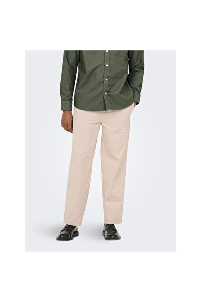 Only & Sons Pantaloni conici bej pentru bărbați Sinus (22037322-SLG)
