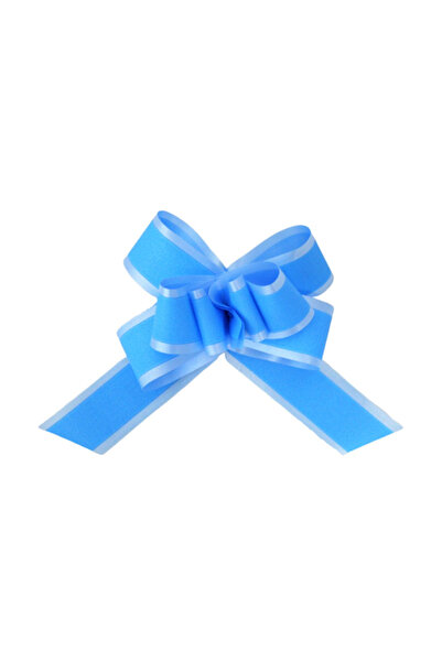 Gift Design Blue Self-Forming Flower Bow