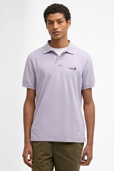Barbour Comebe Tailored Fit Polo Yaka PU39 Heather Mist