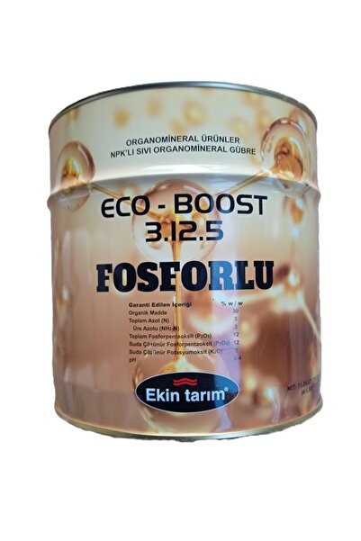 ECO BOOST 3.12.5 FOSFORLU (15 KG)-ÇİÇEKLENDİRİCİ SIVI ORGANOMİNERAL GÜBRE