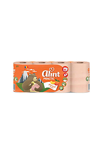 ALINT Hârtie igienică Practic Piersică 8 role 3 straturi