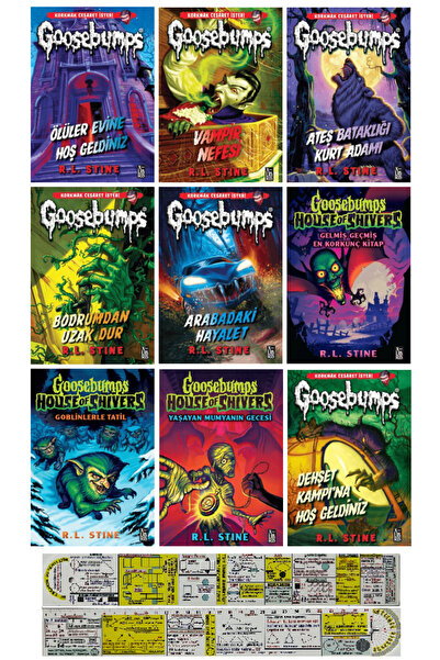 XLibris Goosebumps Serisi 9 Kitap Set + Özel Cetvel