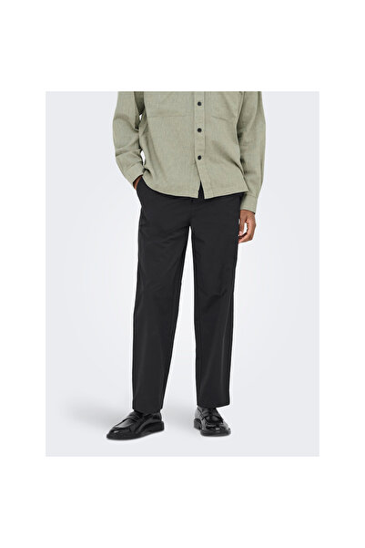 Only & Sons Sinus Tapered Erkek Siyah Pantolon (22037322-JBK)