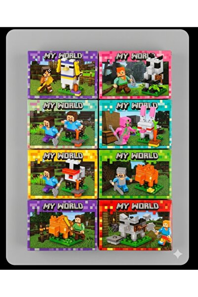 IŞILTI DURAĞI My world maykraft Rastgele LEGO