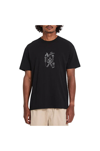 Volcom NOWHERE T-SHIRT ΜΑΥΡΟ M